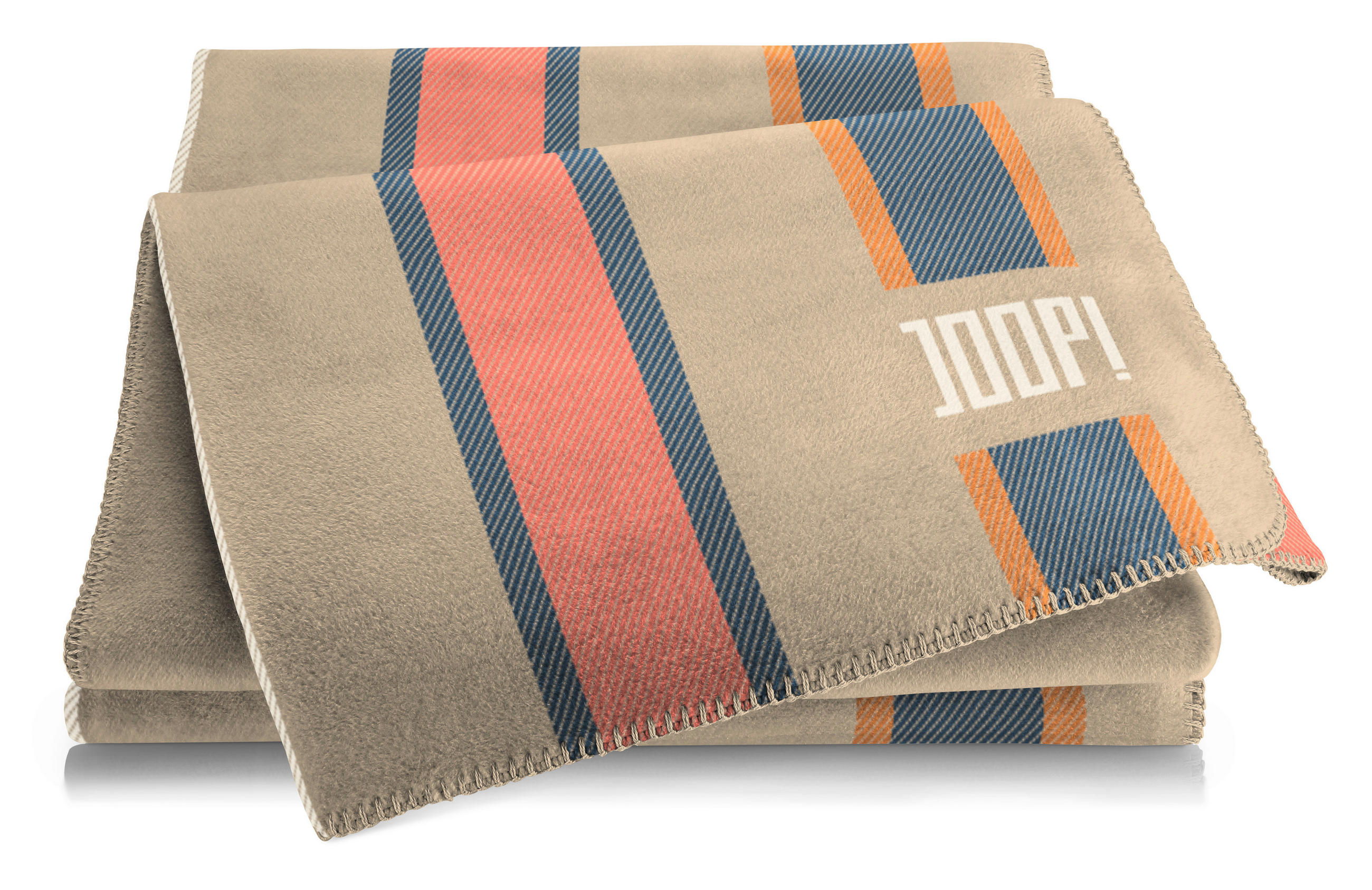 DECKE JOOP! BANKS 150/200 cm  - Sandfarben/Multicolor, KONVENTIONELL, Textil (150/200cm) - Joop!