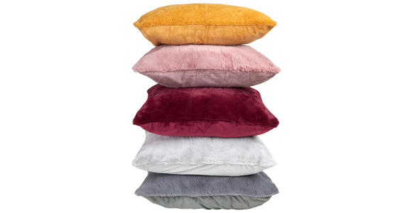 KISSENHÜLLE YUKON 48/48 cm - Anthrazit, Design, Textil (48/48cm) - Novel