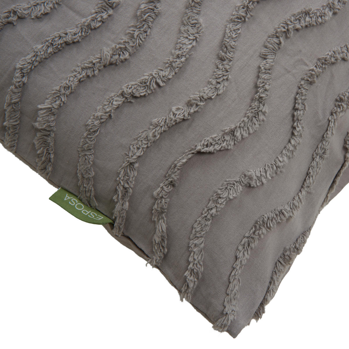 DEKORATIVNA JASTUČNICA 45/45 cm  - siva, Trendi, tekstil (45/45cm) - Esposa