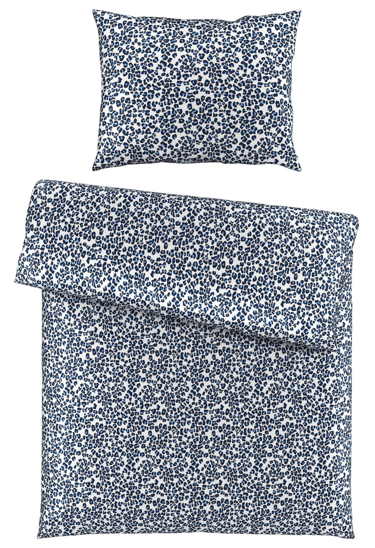 ÁGYNEMŰHUZAT-GARNITÚRA 140/200 cm  - kék/fehér, Basics, textil (140/200cm) - Novel