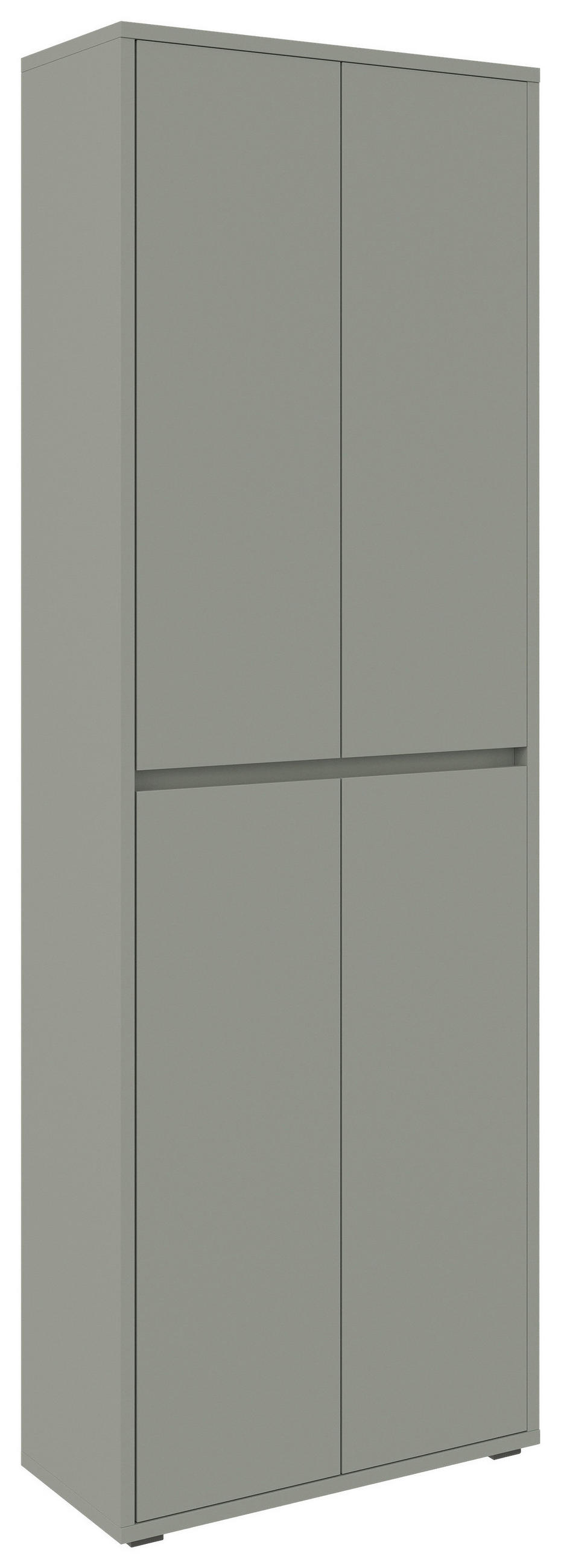 SCHUHSCHRANK 70/210/34 cm  - Schwarz/Grün, Design, Holzwerkstoff/Kunststoff (70/210/34cm) - Xora