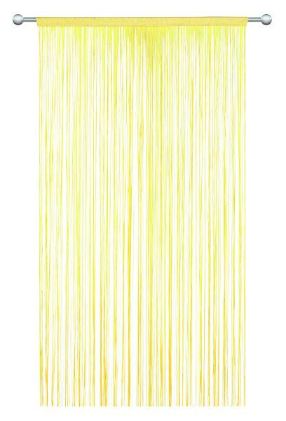 NITASTA ZAVESA UNI, RUMENA  prosojno  90/245 cm   - rumena, Konvencionalno, tekstil (90/245cm) - Boxxx