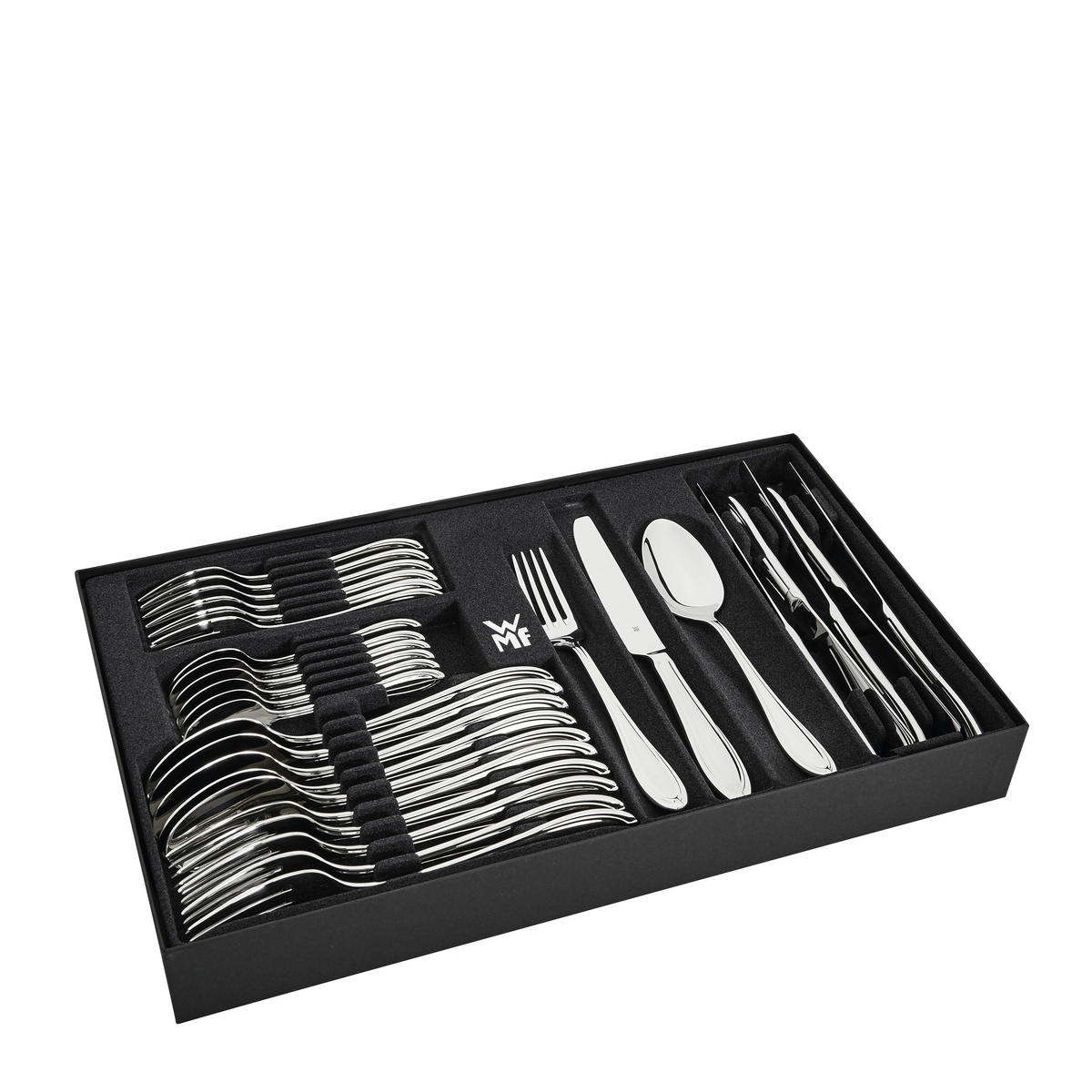 BESTECKSET Verona  30-teilig  - Edelstahlfarben, Design, Metall - WMF