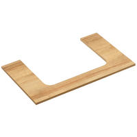 PLOŠČA ZA UMIVALNIŠKO ENOTO - barve hrasta, Trendi, leseni material (73/1,6/45cm) - Xora