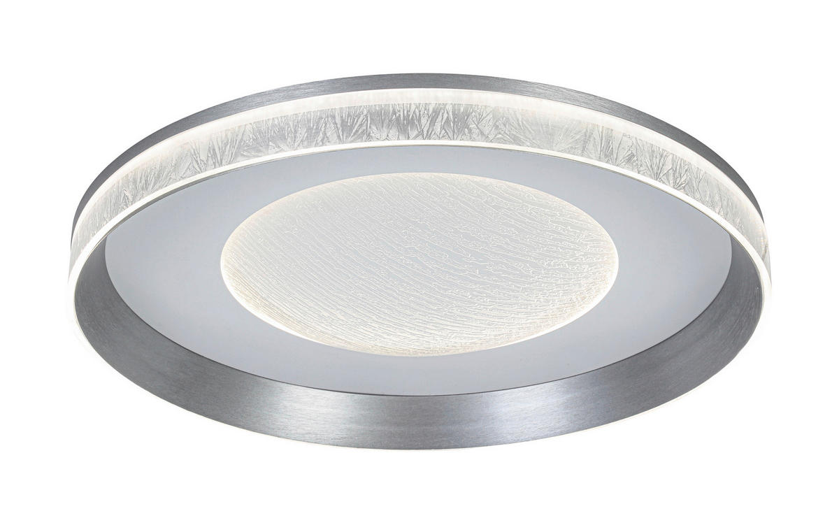 LED-DECKENLEUCHTE 24 W  40/9 cm    - Weiss/Dunkelgrau, Design, Kunststoff/Metall (40/9cm) - Novel