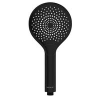 DUSCHKOPF   - Schwarz, Basics, Kunststoff (12cm) - Wenko