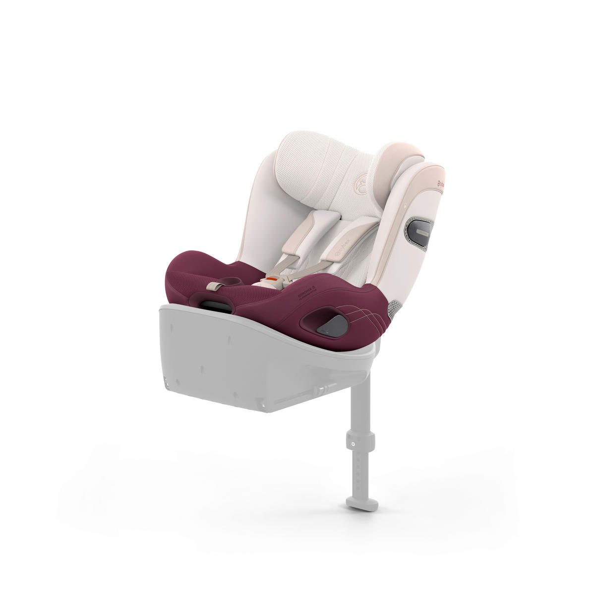 REBOARDER-KINDERSITZ Sirona S Style Quartz Pink  - Hellrosa, Basics, Kunststoff/Textil (72/44/37,5cm) - cybex PLATINUM