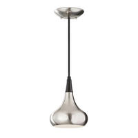 HÄNGLAMPA Beso 17.9/28.1 cm  - stålfärgad, Design, metall (17.9/28.1cm) - Elstead Lighting