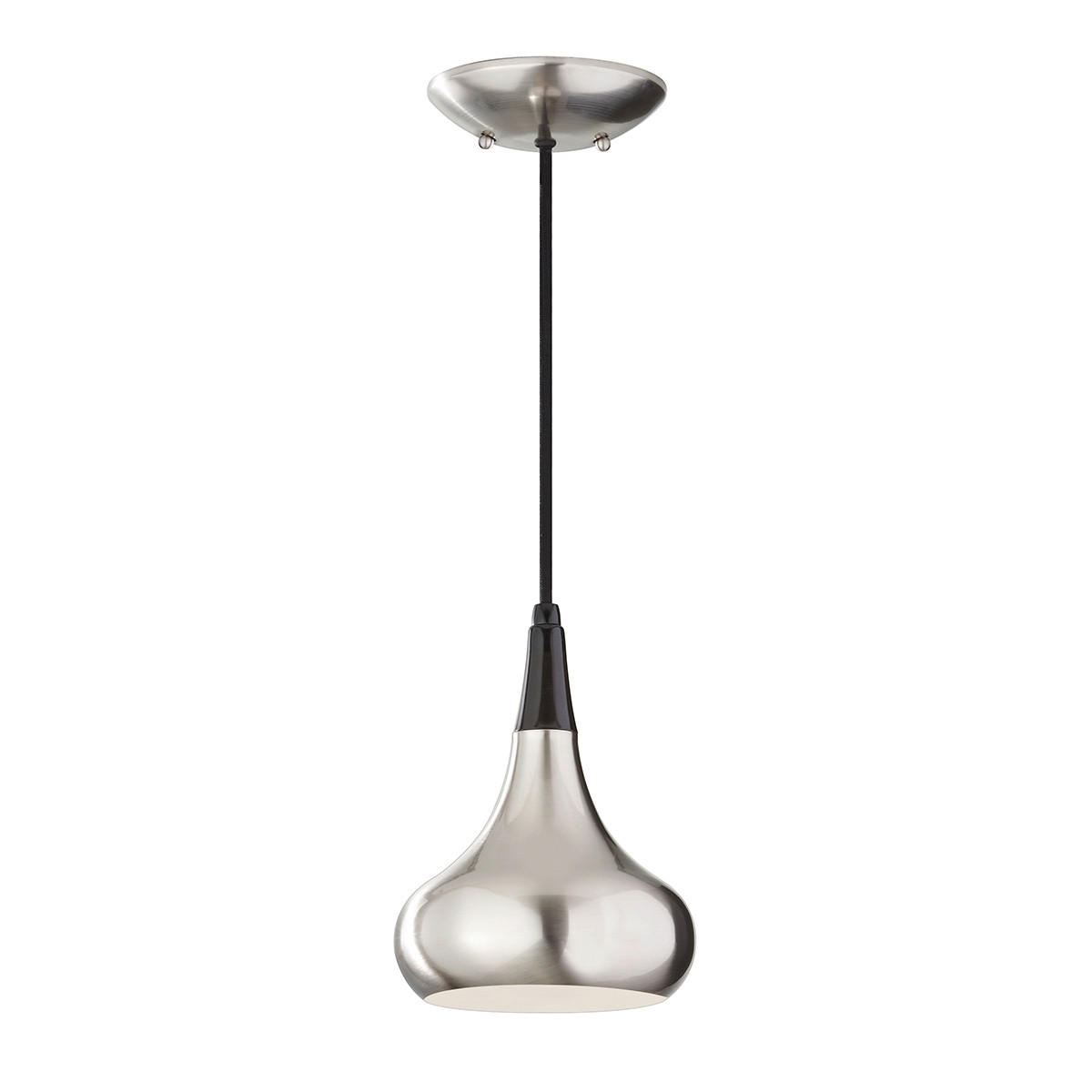 HÄNGLAMPA Beso 17.9/28.1 cm  - stålfärgad, Design, metall (17.9/28.1cm) - Elstead Lighting