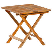GARTENBEISTELLTISCH 50/50/50 cm Holz  - Akaziefarben, KONVENTIONELL, Holz (50/50/50cm) - Gardenson