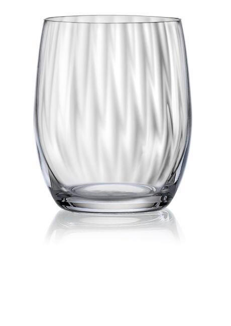 KOZAREC ZA VISKI  Waterfall 300 ml - prozorno, Basics, steklo (9,7cm) - Bohemia