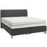 BOXSPRINGBETT in Schlammfarben - Chromfarben/Schlammfarben, KONVENTIONELL, Textil/Metall (160/200cm) - Dieter Knoll BOXSPRINGBETT in Schlammfarben - Chromfarben/Schlammfarben, KONVENTIONELL, Textil/Metall (160/200cm) - Dieter Knoll