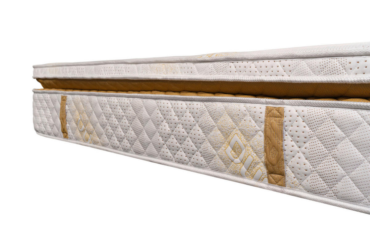 TÁSKARUGÓS MATRAC 160/200 cm  - fehér, Modern, textil (160/200cm) - Novel