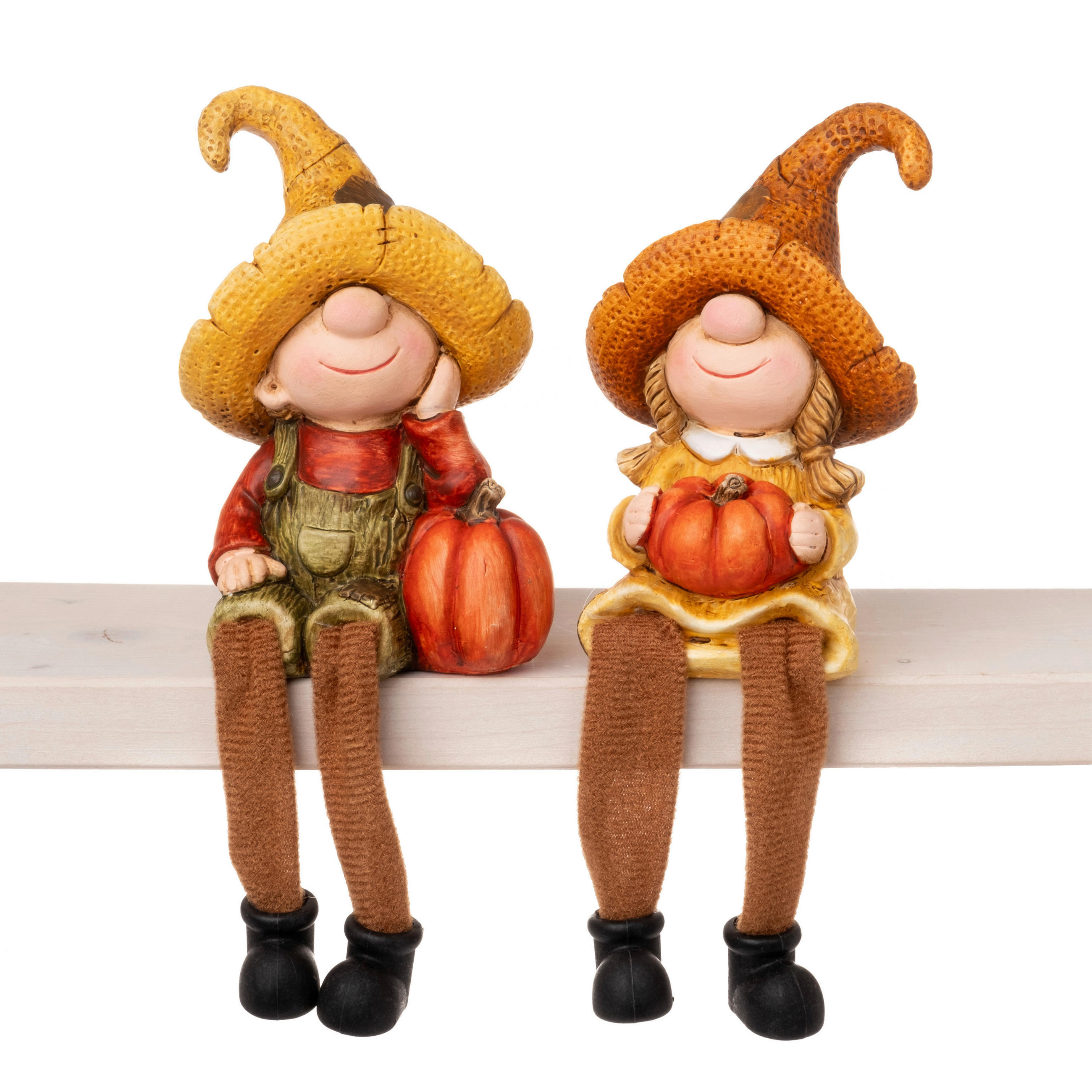 KANTENSITZER - Gelb/Braun, LIFESTYLE, Kunststoff (8/6,5/12,5cm)