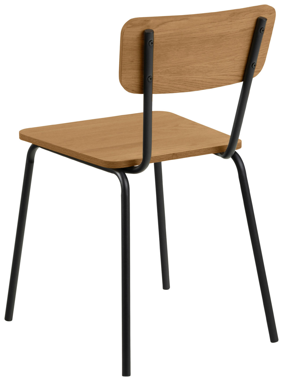 STOLICA  boje hrasta  plastika      - boje hrasta/crna, Trend, metal/plastika (52,5/75/45,6cm) - MID.YOU