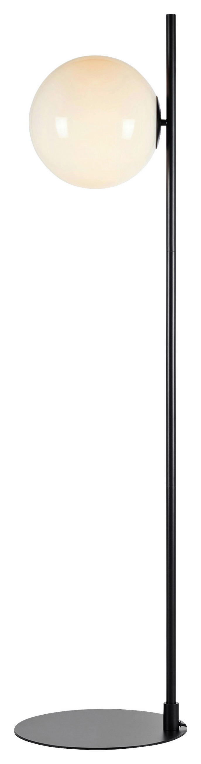 STEHLEUCHTE  33/134,5/33 cm   - Schwarz/Weiß, Basics, Glas/Metall (33/134,5/33cm) - Markslöjd