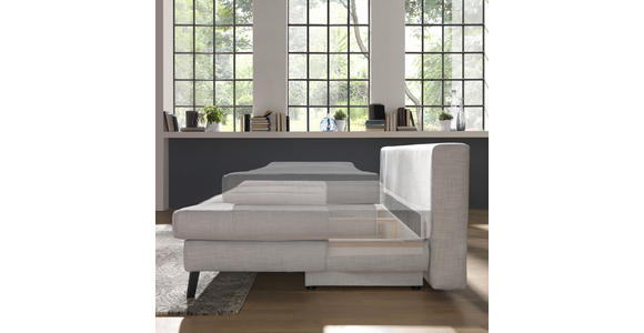 SCHLAFSOFA Sidney in Blau  - Blau/Schwarz, Design, Textil/Metall (200/85/90cm) - Xora