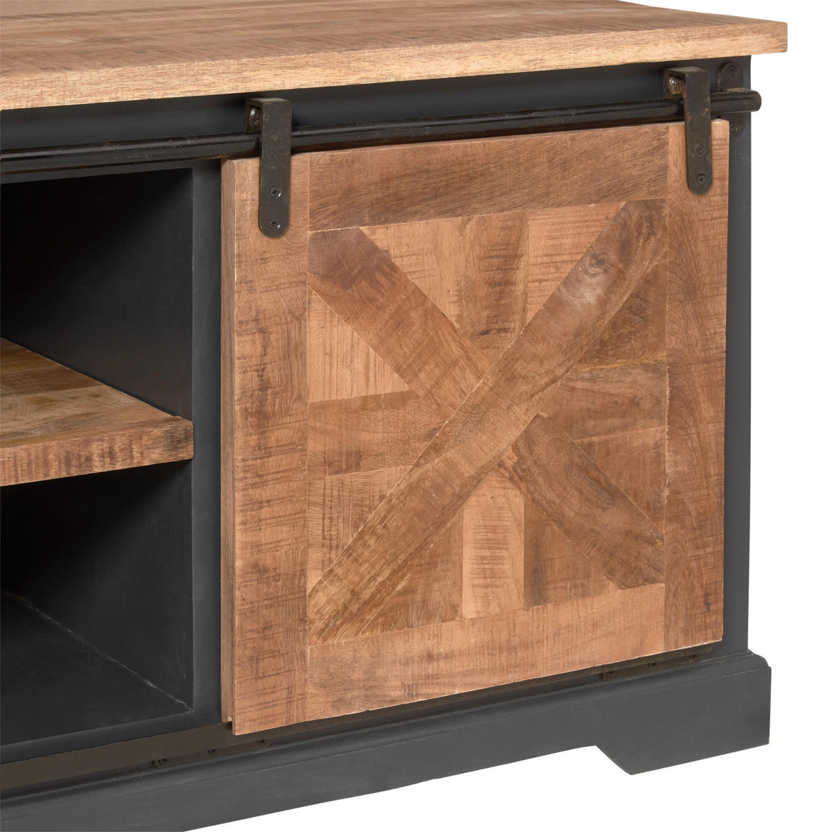 KOMODA POD TELEVIZI, šedá, 105/63/45 cm - šedá, Lifestyle (105/63/45cm) - MID.YOU