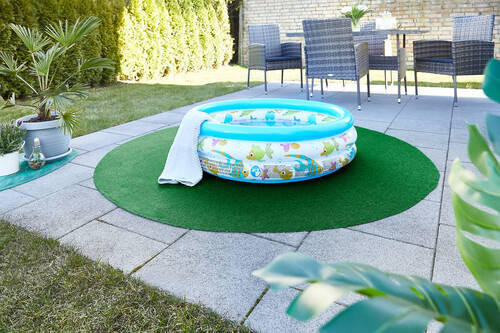 RASENTEPPICH - Grün, Basics, Kunststoff (195cm) - Ambia Garden