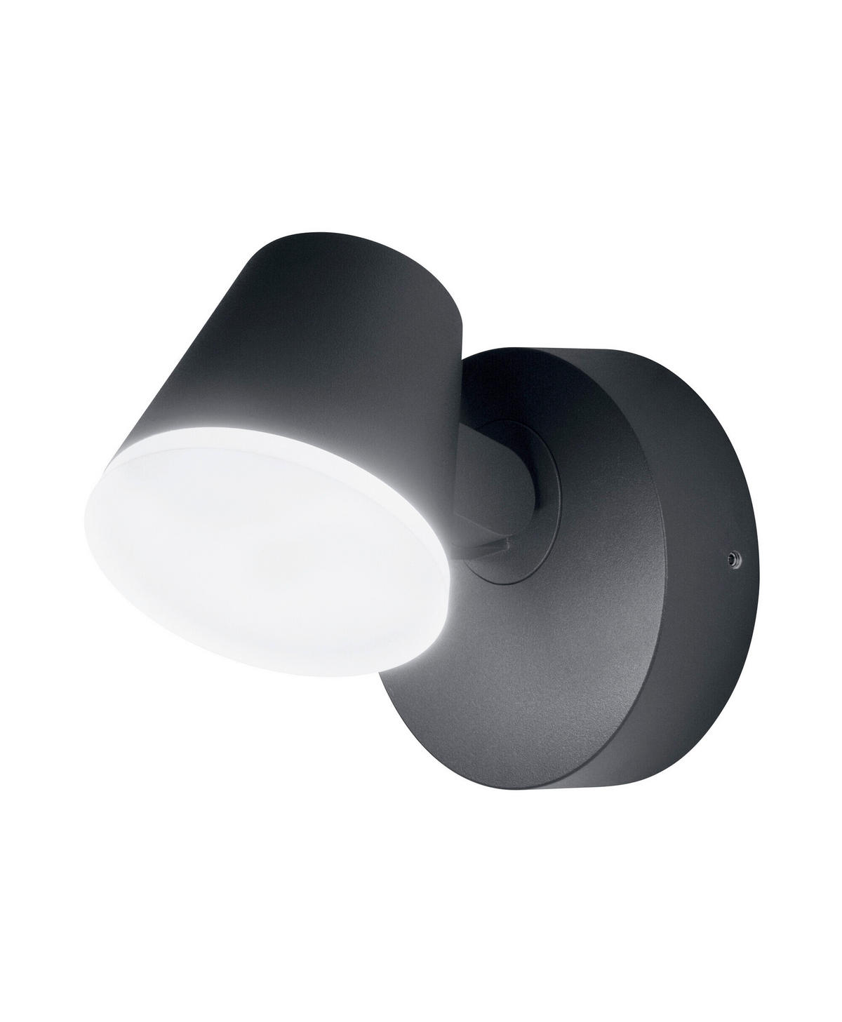 LED-AUßENLEUCHTE 16,2/12,5/12,8 cm   - Dunkelgrau, Basics, Kunststoff/Metall (16,2/12,5/12,8cm) - Osram