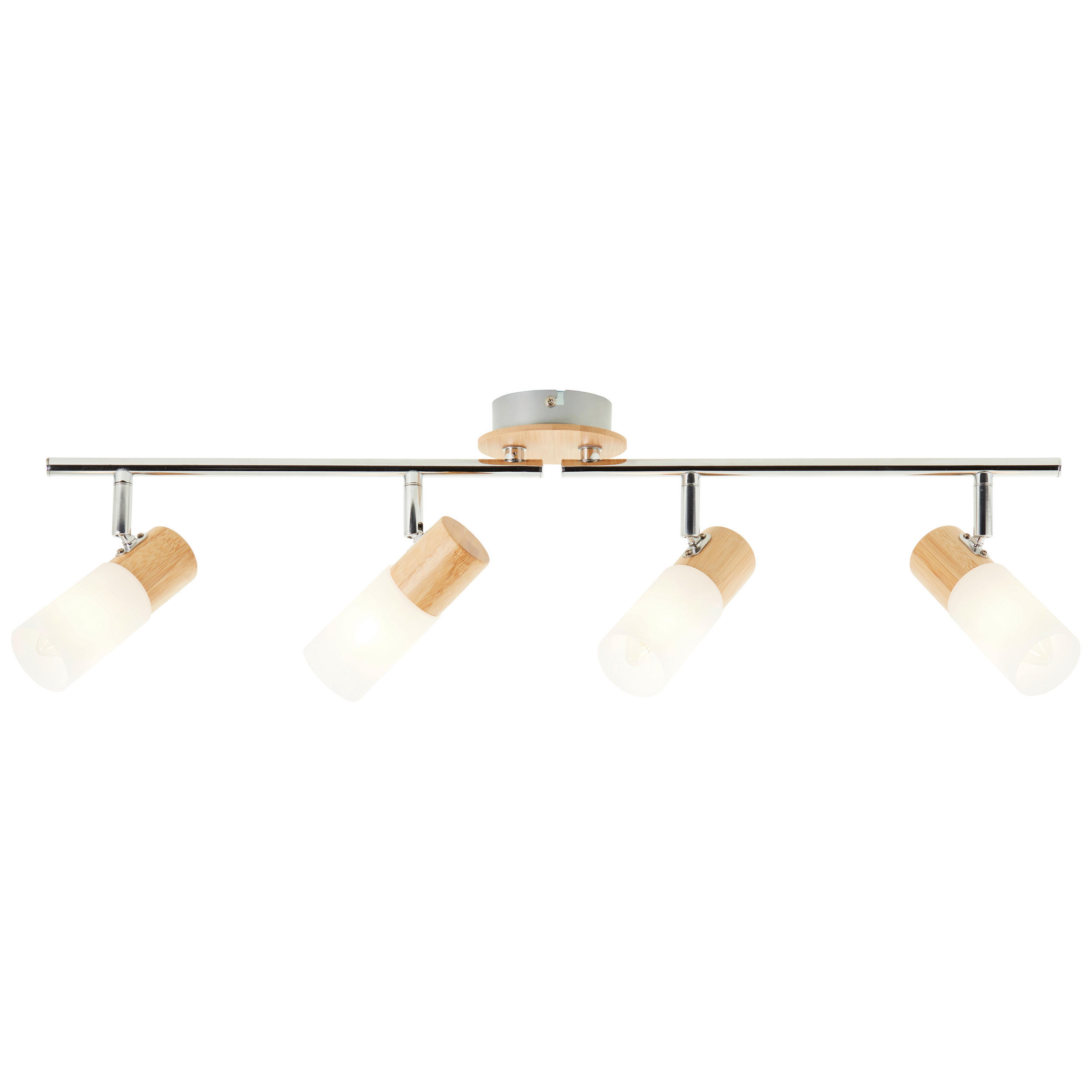 DECKENLEUCHTE Babsan 68/11,5/18 cm   - Weiß, KONVENTIONELL, Holz/Kunststoff (68/11,5/18cm)