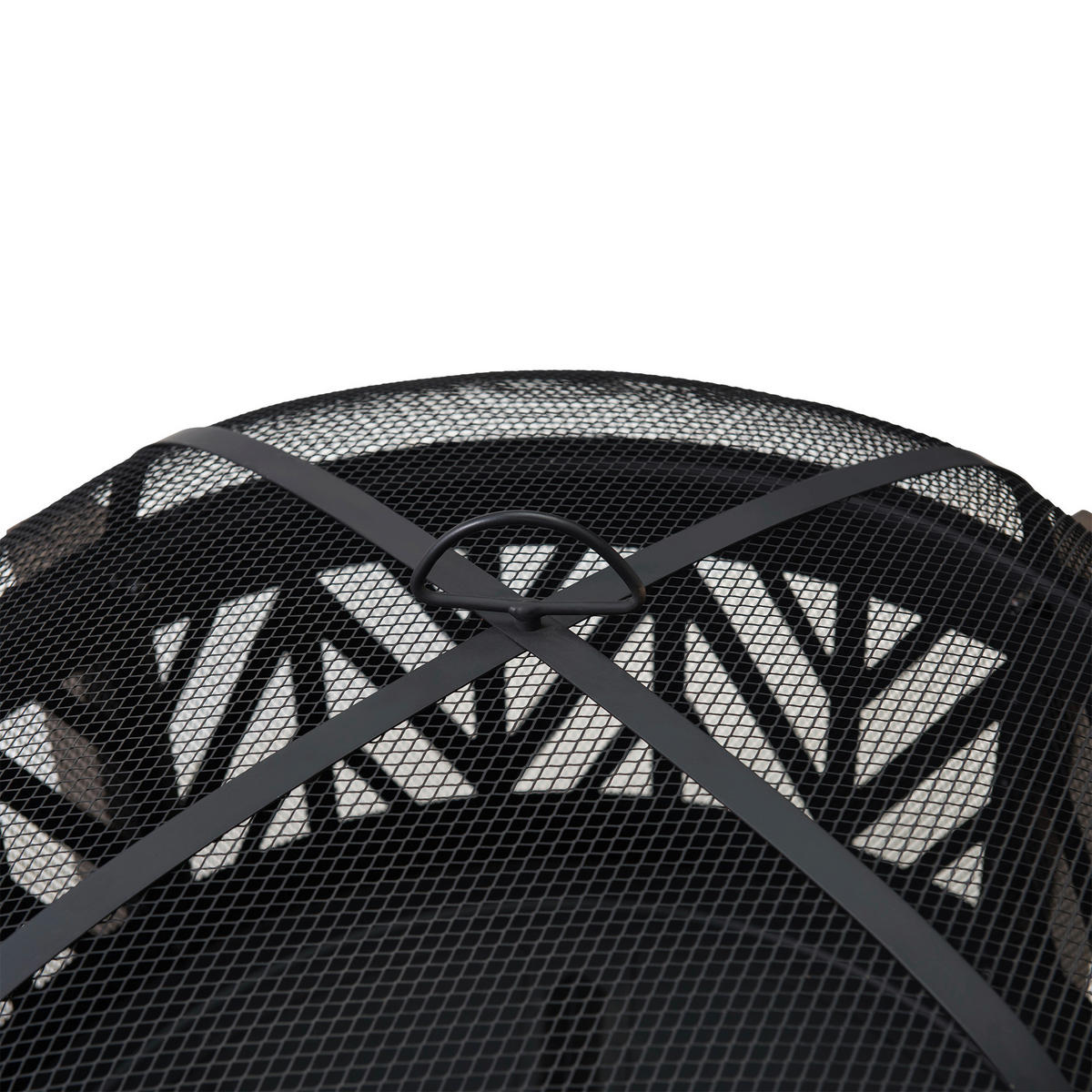 FEUERSCHALE - Schwarz/Braun, LIFESTYLE, Metall (78,5/59/78,5cm)