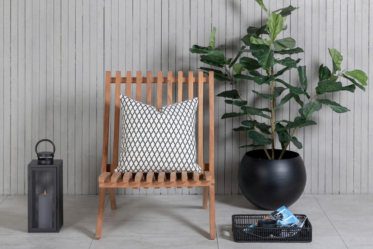 Loungesessel 2er-Set Teakfarben Teakholz  - Teakfarben, KONVENTIONELL, Holz (73/85/63cm) - Gardenson