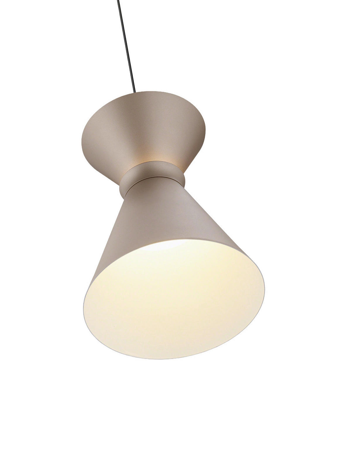 LED-HÄNGELEUCHTE 15/210 cm  - Cappuccino, Design, Kunststoff/Metall (15/210cm) - Helestra