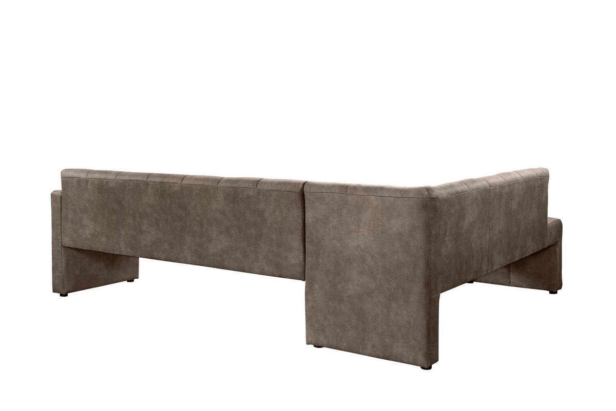 KLUPA KUTNA  taupe  drvo, tekstil, drvni materijal      - crna/taupe, Moderno, drvni materijal/drvo (265/197cm) - Livetastic