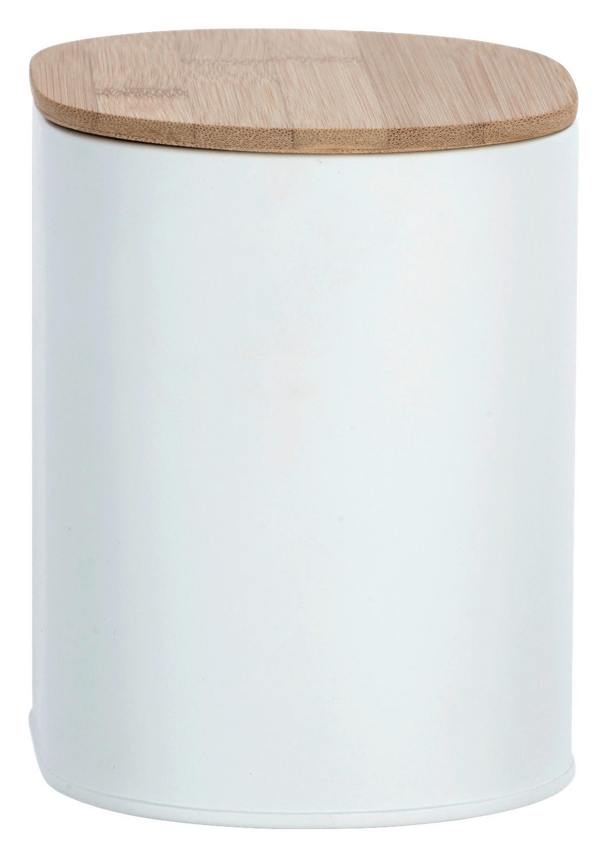 BOX - Braun/Weiß, Basics, Holz/Metall (15/14/11cm) - Wenko