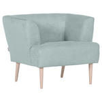 SESSEL Cord Mintgrün    - Buchefarben/Mintgrün, Design, Holz/Textil (85/71/80cm) - Hom`in