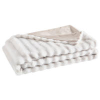 PLAID COUTURE 130/170 cm  - Creme/Weiß, Design, Textil (130/170cm) - Musterring