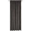 Gardin i sammet, 2-pack  - mörkgrå, Basics, textil (140/240cm)