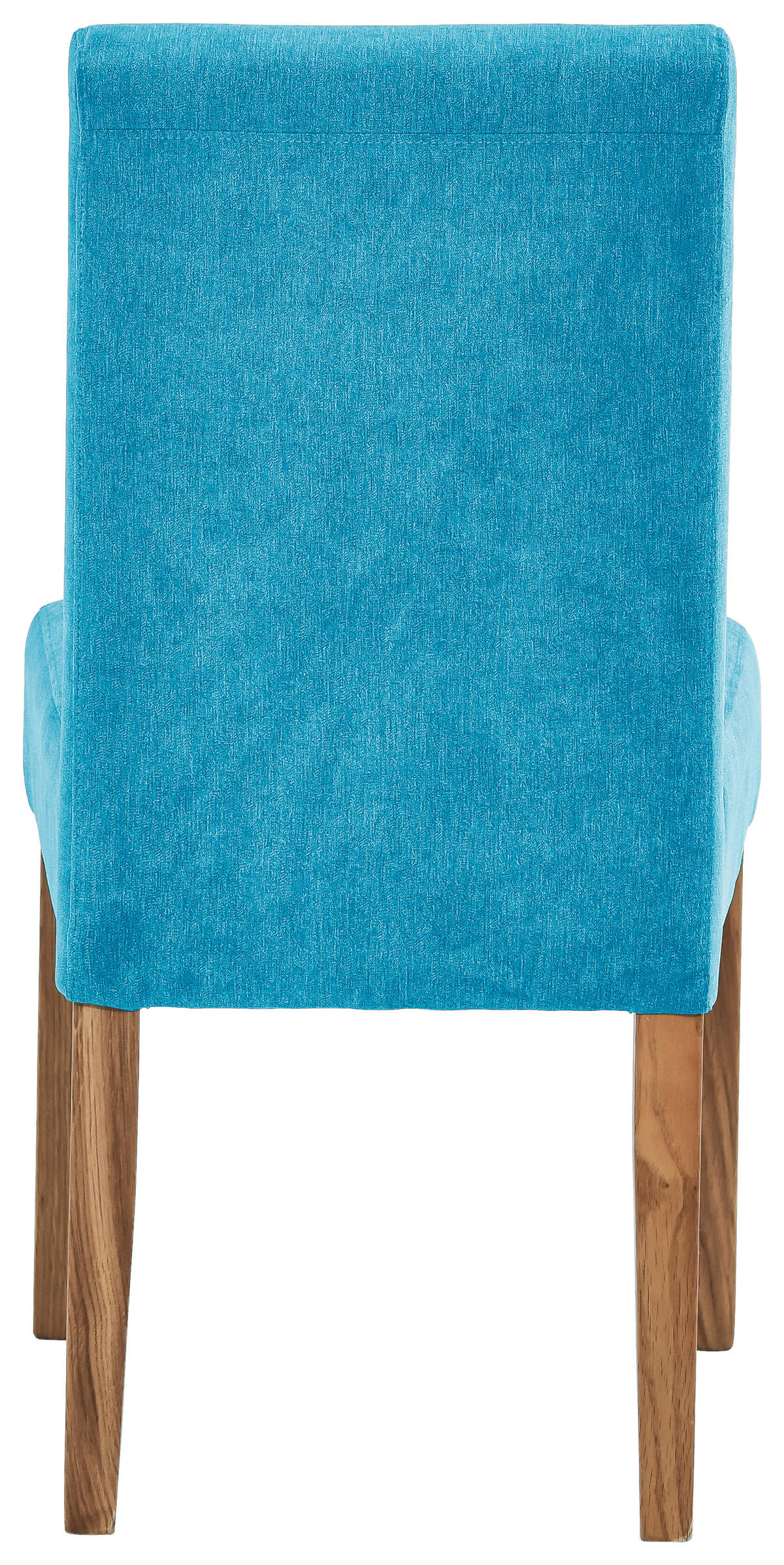 SZÉK fa, textil türkiz, tölgyfa  - türkiz/tölgyfa, Konventionell, textil/fa (47,5/91,5/63cm) - Cantus