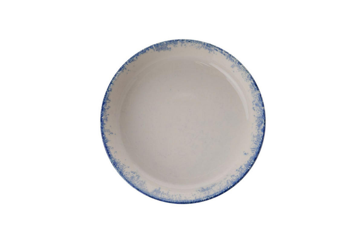 KOMBISERVICE Weiß, Pastellblau 24-teilig 6 Personen  - Pastellblau/Weiß, Basics, Keramik - P & B