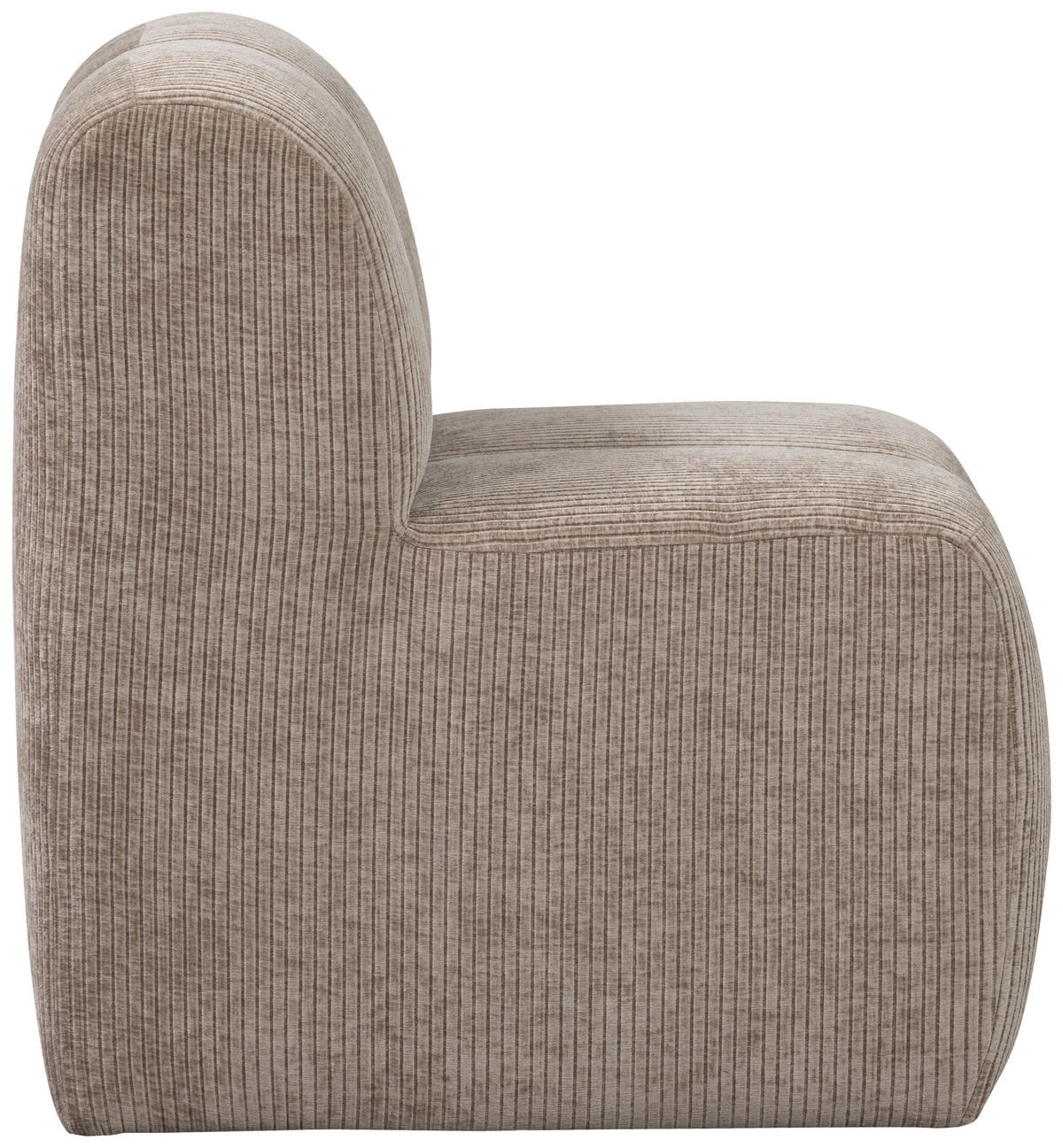 SITZBANKELEMENT - Sandfarben, MODERN, Kunststoff/Textil (84/83/73cm) - Livetastic