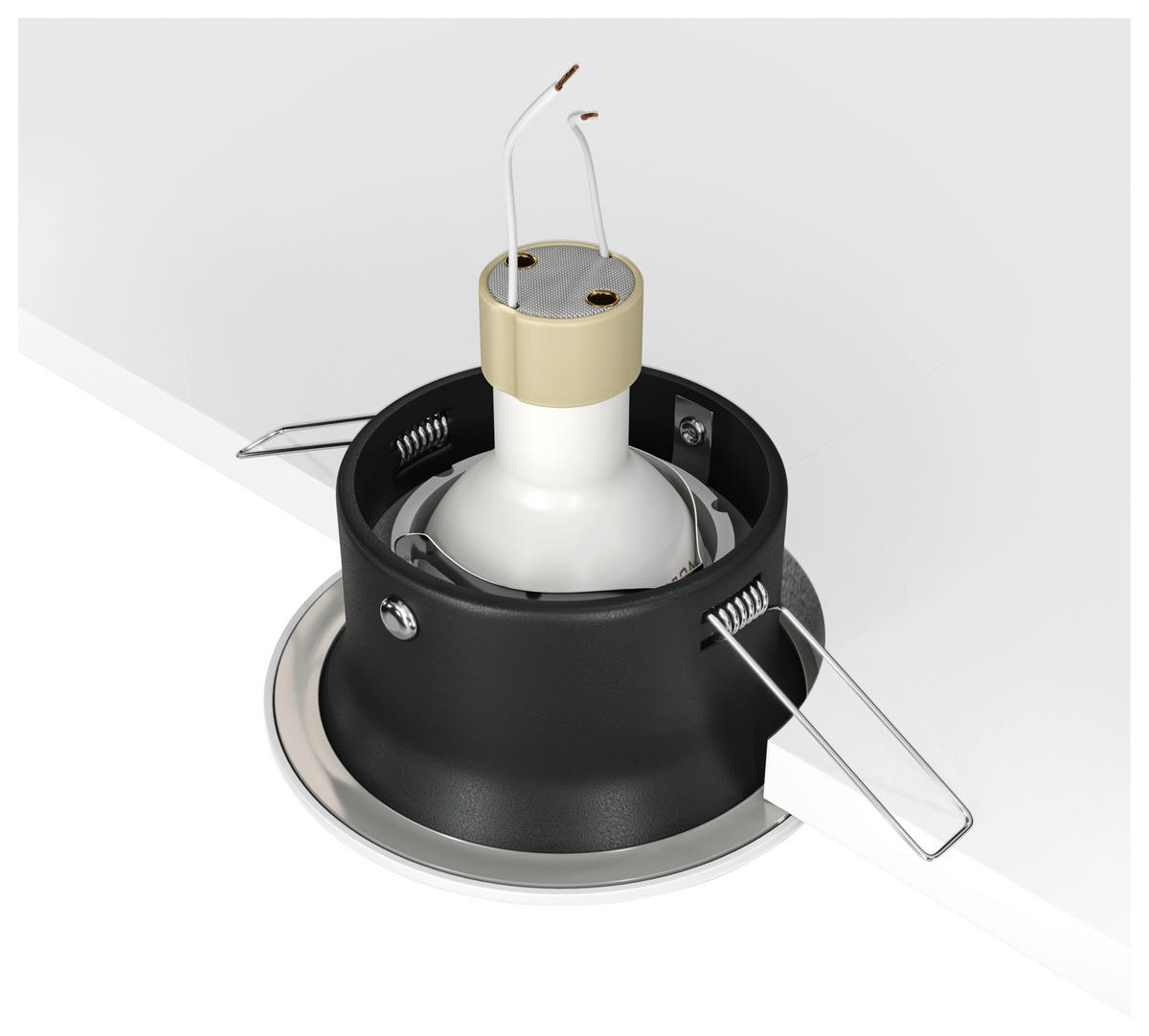 STRAHLER - Weiß, Basics, Metall (9,8/4,5/9,8cm) - MAYTONI