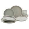 TAFELSERVICE Grau 12-teilig Uno  - Grau, KONVENTIONELL, Keramik - Creatable