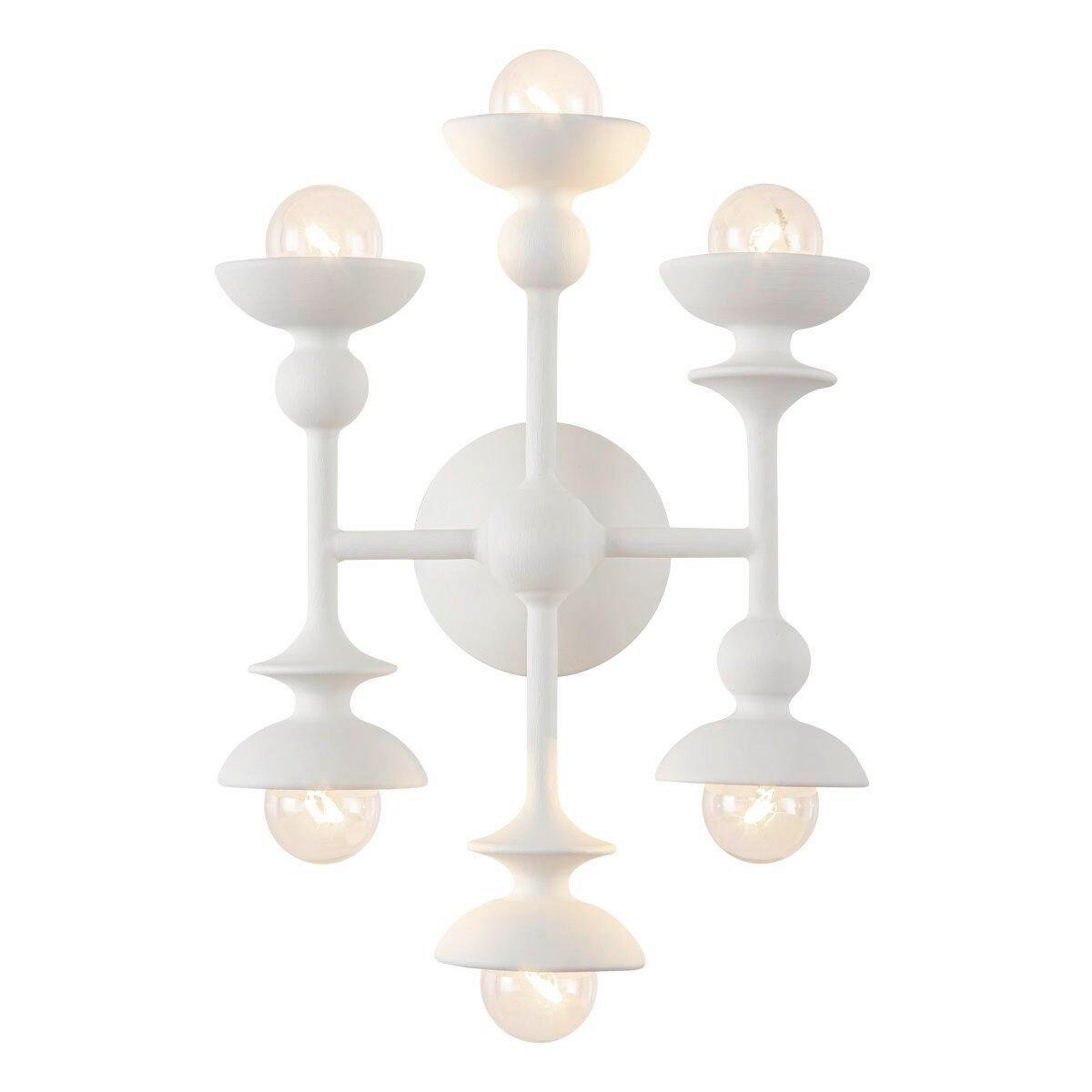 WANDLEUCHTE    - Weiß, KONVENTIONELL, Metall (35,6/27,9/14cm) - Elstead Lighting