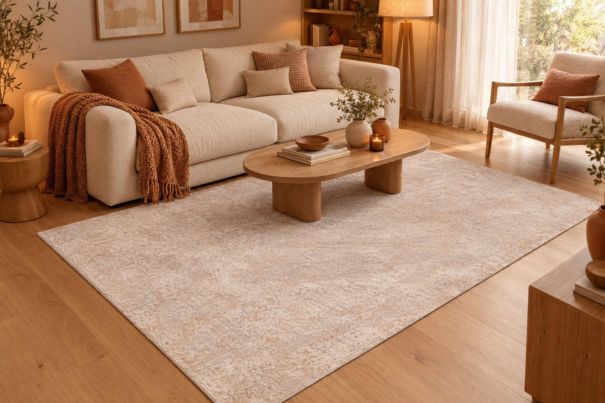 TKANA PREPROGA      120/170 cm    tkano  bež  - bež, Basics, umetna masa/tekstil (120/170cm) - Pierre Cardin
