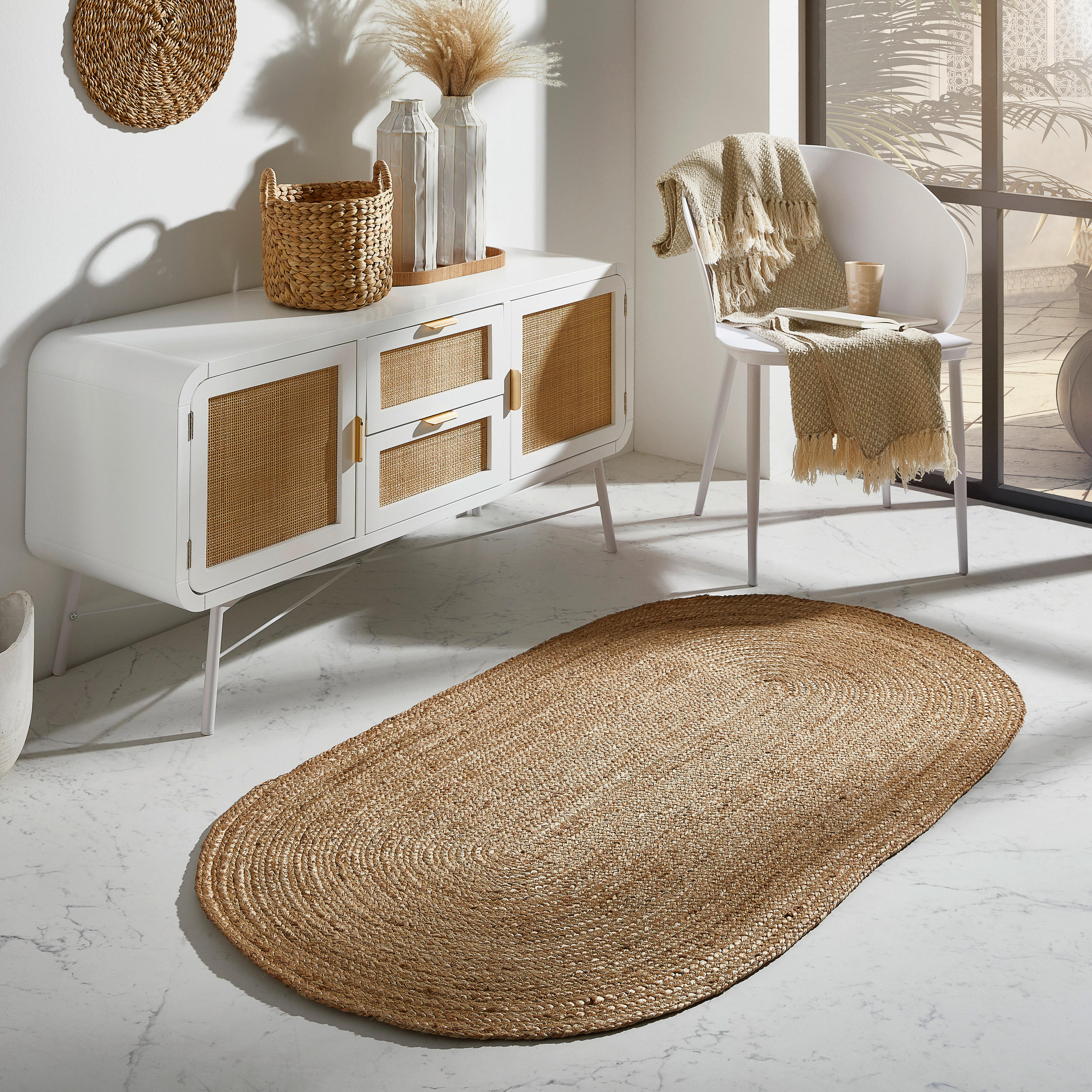 JUTETEPPICH 130/190 cm Braun - Braun, Natur, Textil (130/190cm) - Linea Natura