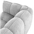 ECKSOFA in Chenille Hellgrau 272/172 cm - Hellgrau/Schwarz, KONVENTIONELL, Kunststoff/Textil (272/172cm) - Carryhome