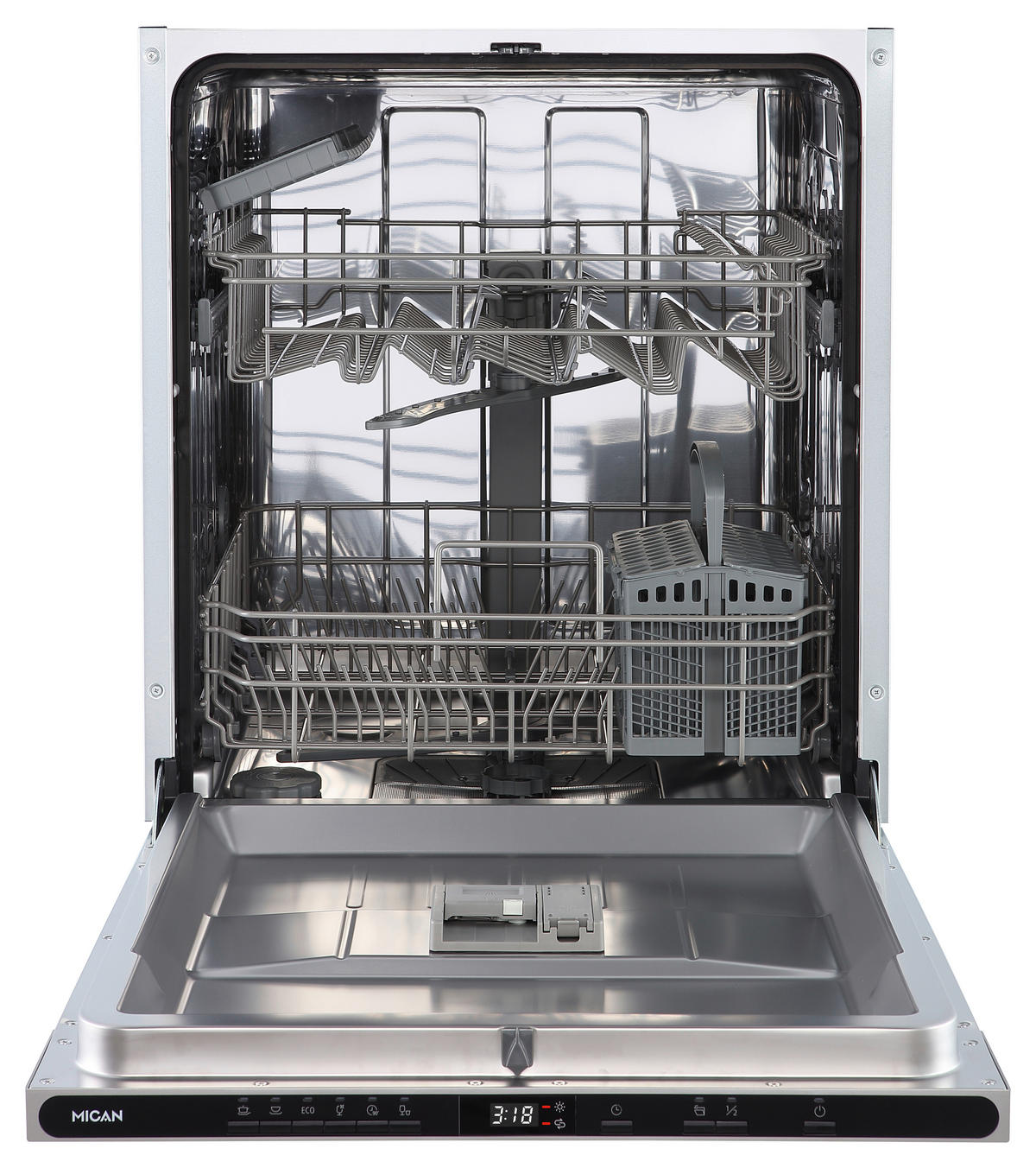 GESCHIRRSPÜLER GSV60DM  - Silberfarben, Basics, Kunststoff/Metall (59,8/82/55cm) - Mican