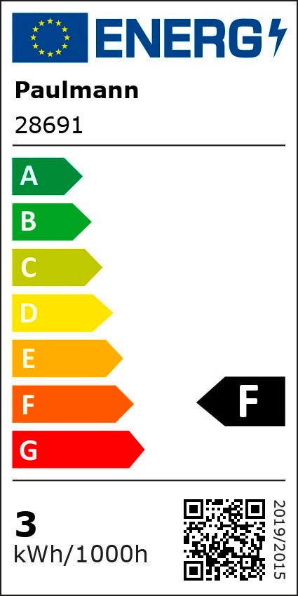 LED-LEUCHTMITTEL   E27 1x2,6W W 250 lm  - Klar, Basics, Glas (4,5/7,2cm) - Paulmann