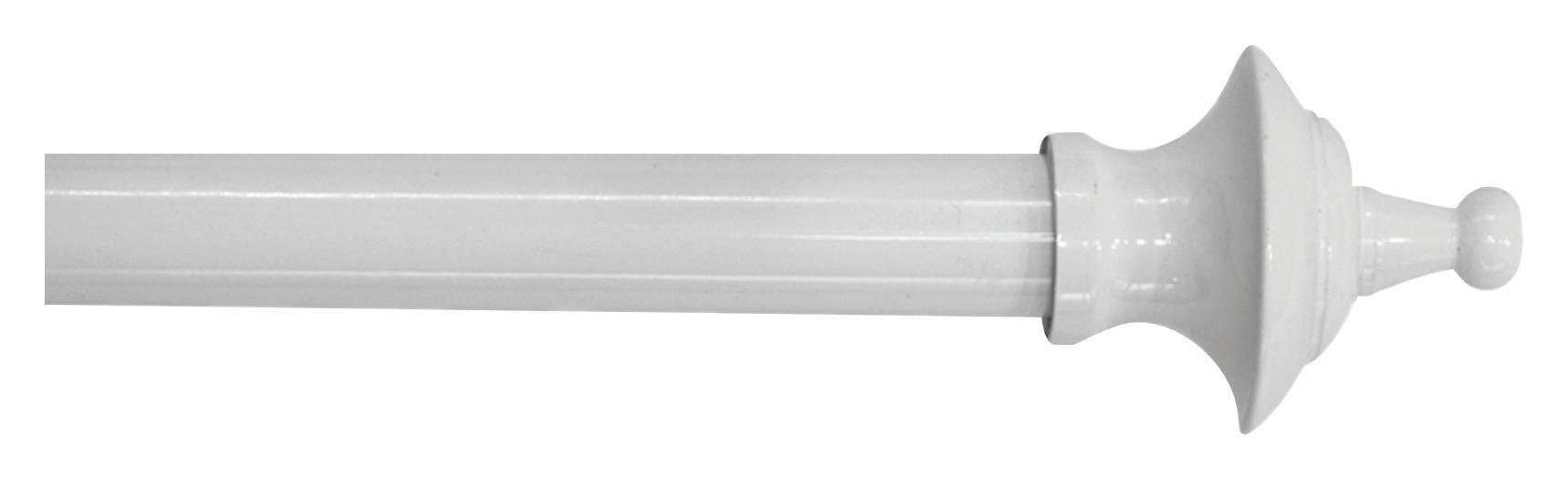 GARDINSTÅNGSET 120-210 cm  - vit, Basics, metall (120-210cm)