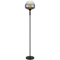STEHLEUCHTE 29,4/165 cm    - Schwarz, Design, Glas/Metall (29,4/165cm)