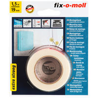 MONTAGEBAND - Weiß, Basics, Kunststoff (1,9/150cm) - Homeware