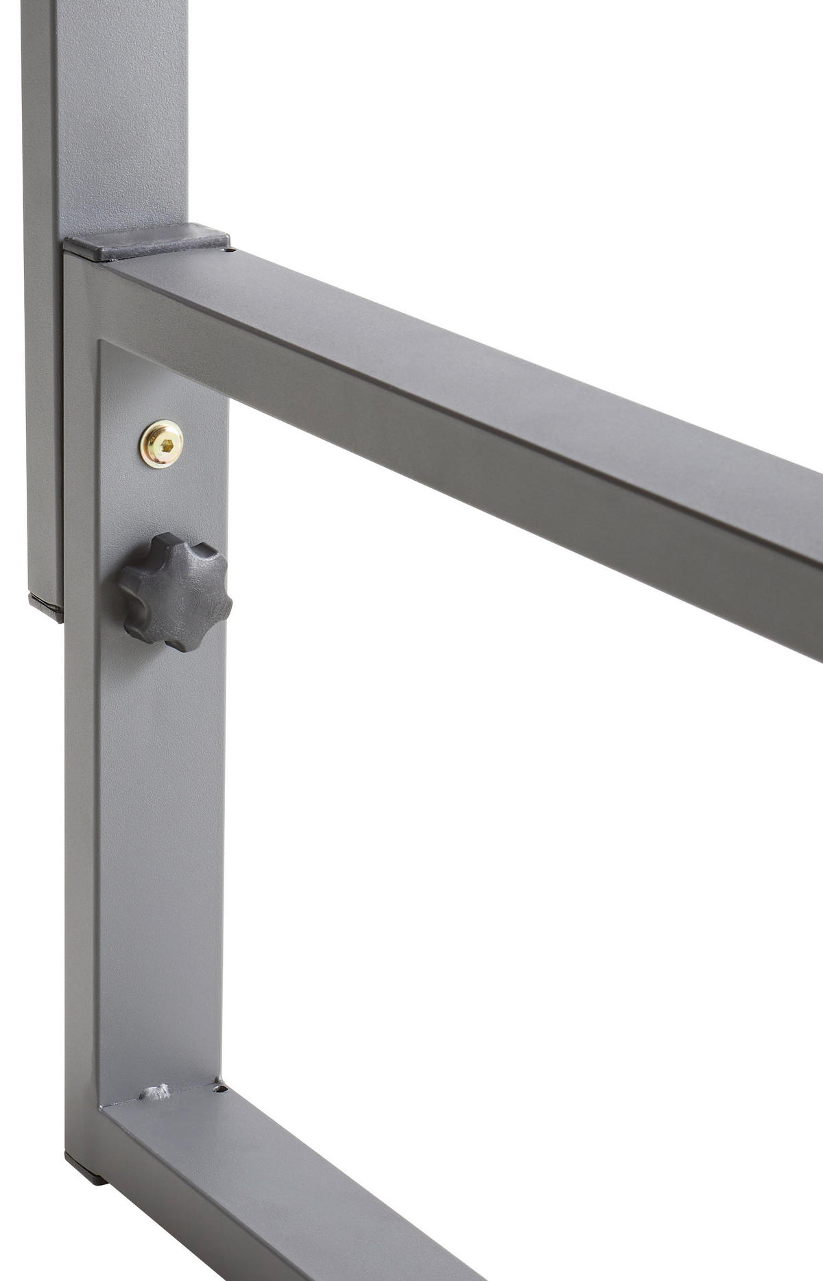 LOUNGEGARNITUR   110/45-63/48 cm  - Grau/Teakfarben, Modern, Holz/Metall (110/45-63/48cm) - Ambia Garden