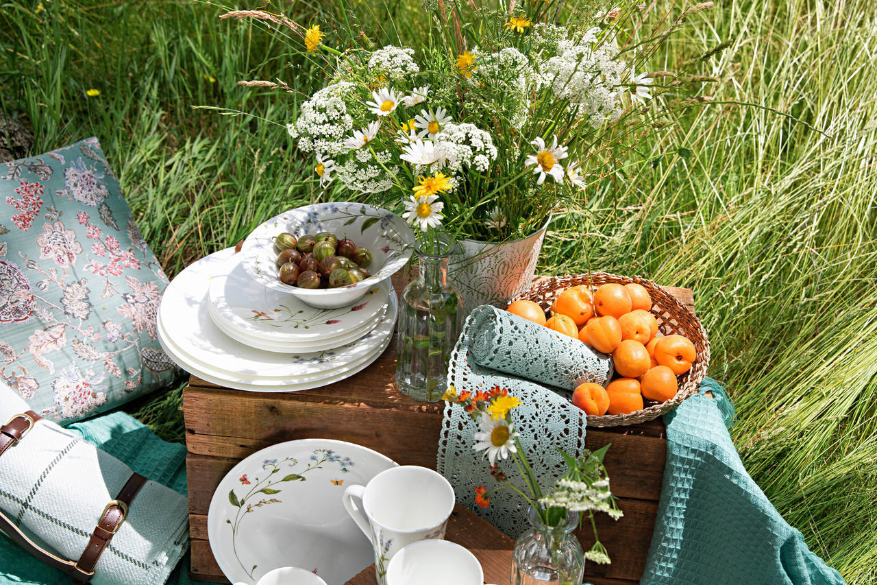 KAVNI SERVIS  Nora Spring Vibes  12-delni      - Basics, keramika (30/30/30cm) - Rosenthal