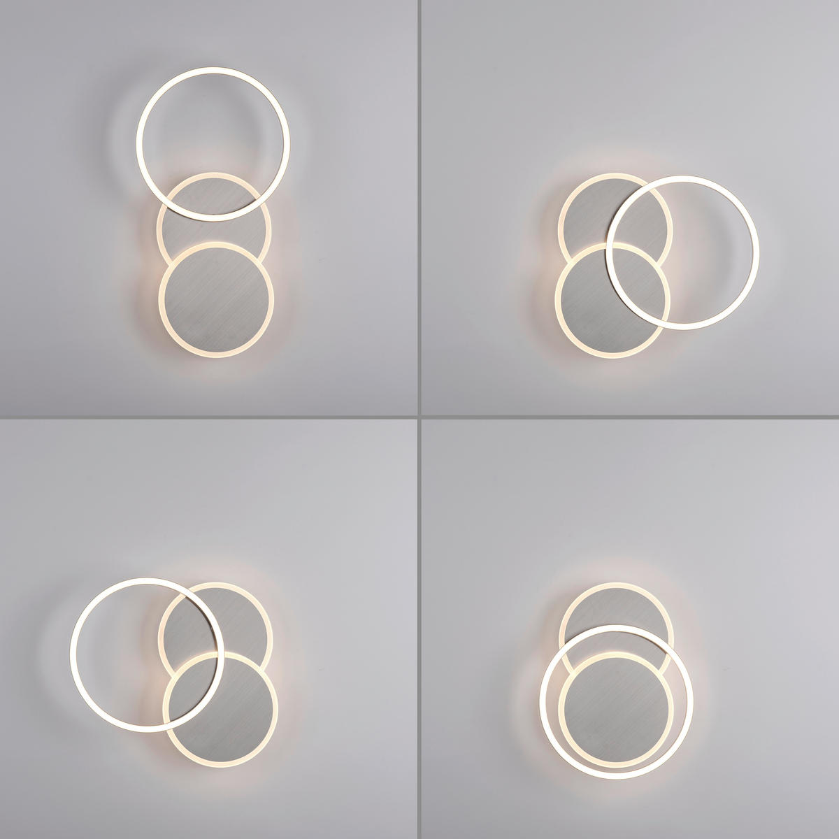 LED-DECKENLEUCHTE 50/33,4/8,2 cm   - Design, Kunststoff/Metall (50/33,4/8,2cm)